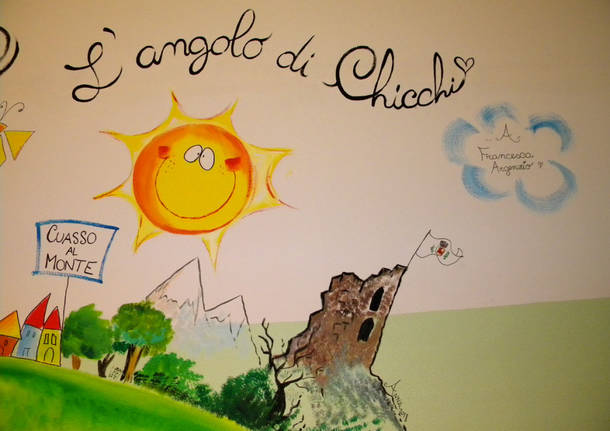 L’inaugurazione dell’angolo della lettura alla scuola di Cuasso