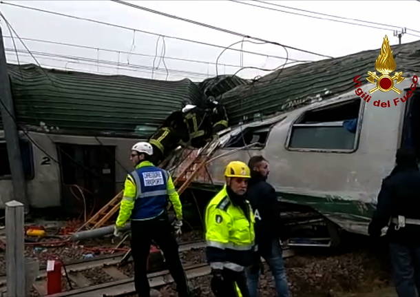 deragliamento treno