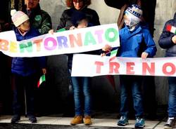 Induno Olona - L'inaugurazione della stazione con i bambini - Foto di Eugenio Pigato