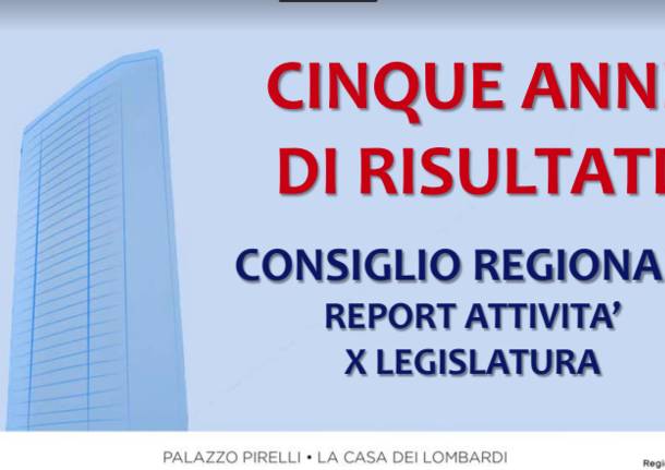 Consiglio regionale, i risultati degli ultimi 5 anni