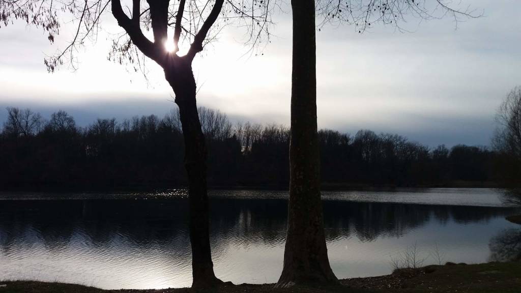 Sesto Calende al tramonto