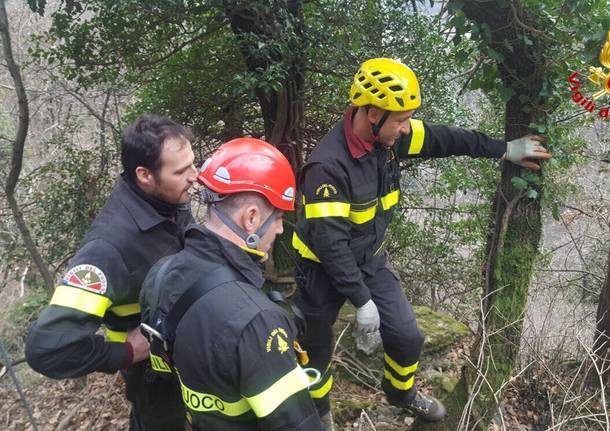 Si perdono alle cascate di Cittiglio