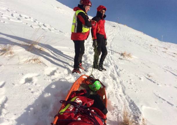 soccorso monte covreto 21 gennaio 2018