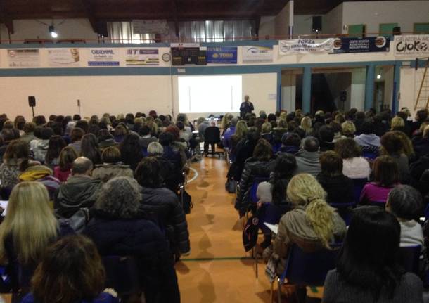 Palestra piena per ascoltare Pellai