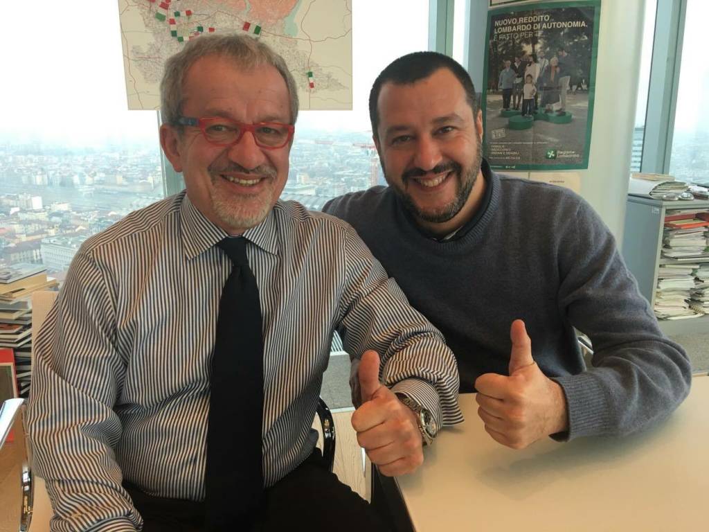 roberto maroni matteo salvini