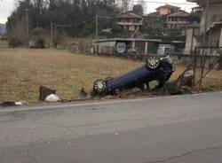 Ribaltamento a Caravate