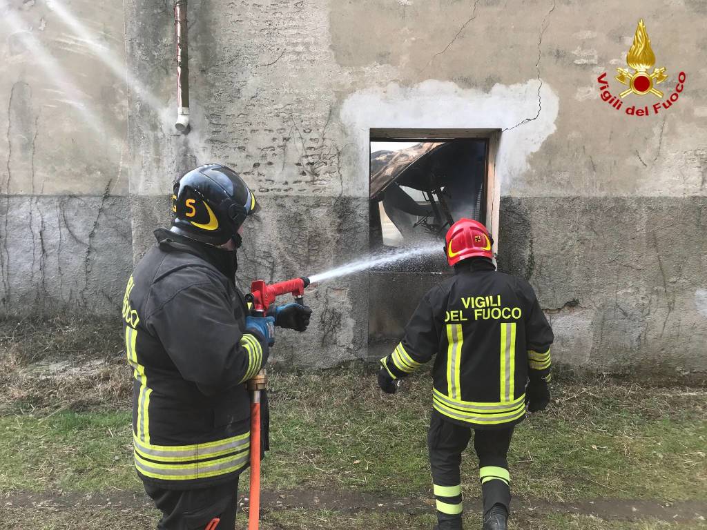 cotonificio solbiate olona incendio febbraio 2018