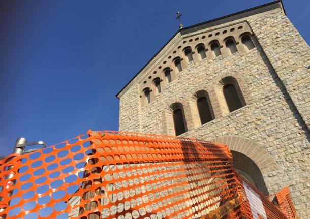 Grandi opere alla chiesa di Giubiano