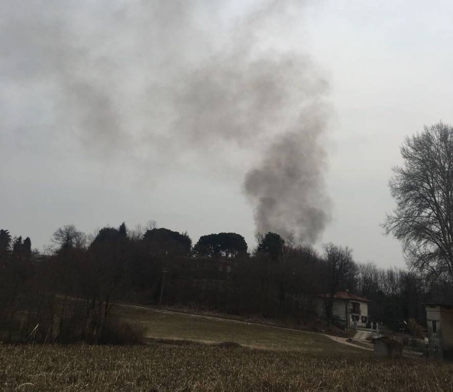 incendio capanno Brunello