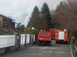 incendio cocquio trevisago 7 febbraio