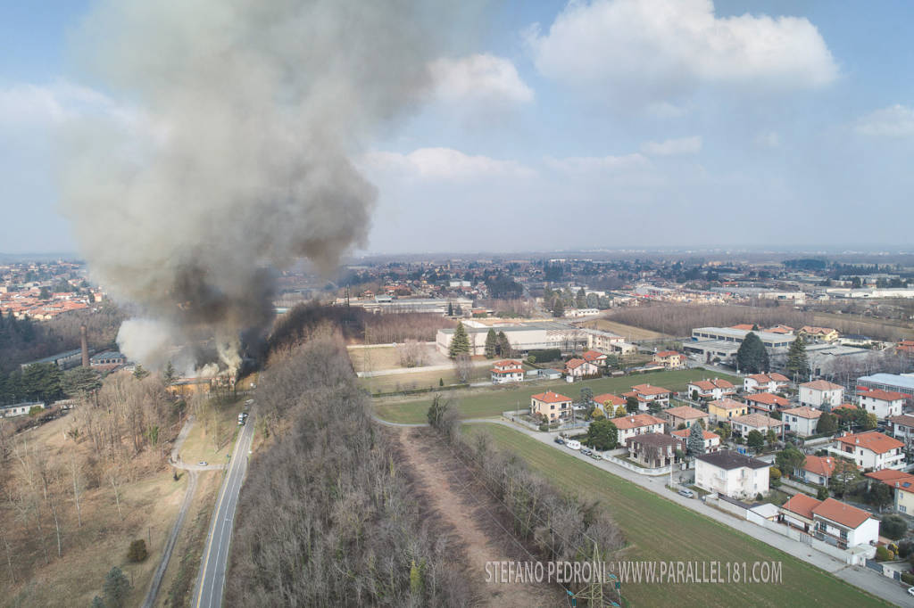 incendio cotonificio ponti solbiate olona stefano pedroni