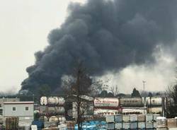 Incendio industria tessile Cassano Magnago