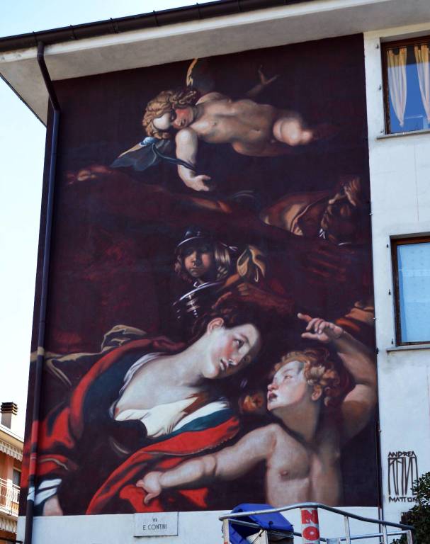 Andrea Ravo Mattoni, murales Leggiuno 