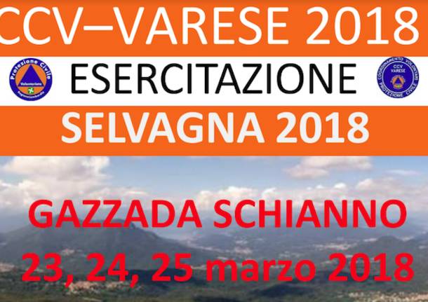 Tre giorni di esercitazioni con la protezione civile