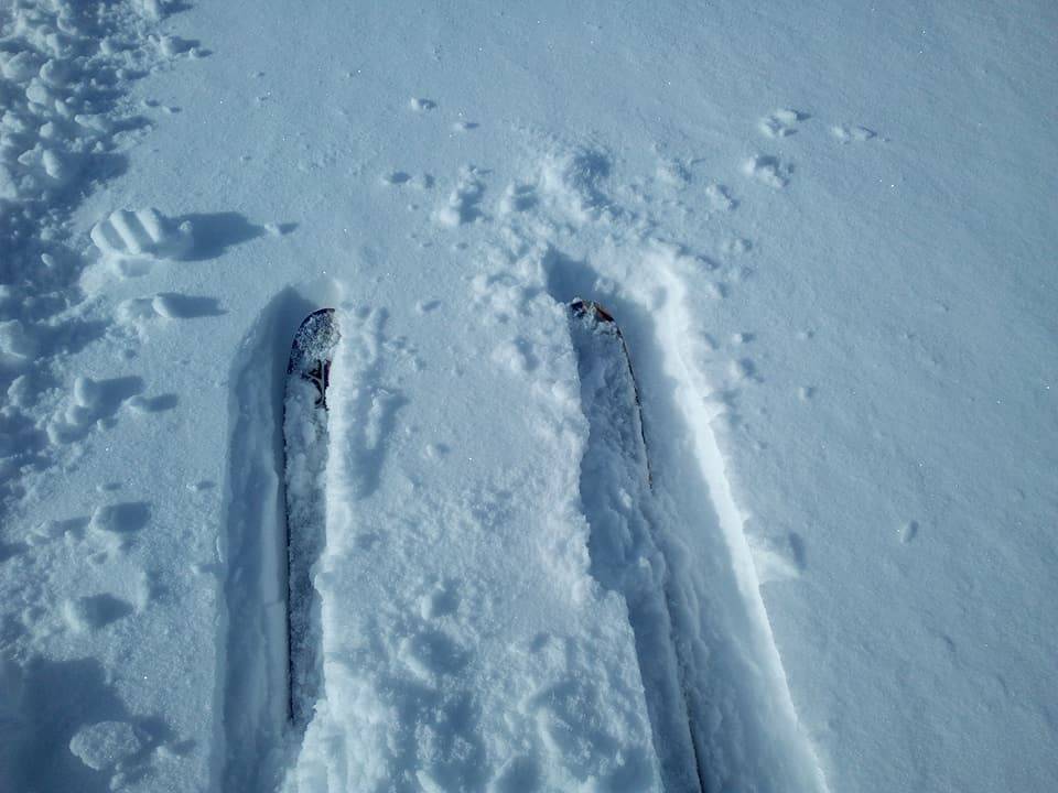 Forcora, si scia con la neve di marzo