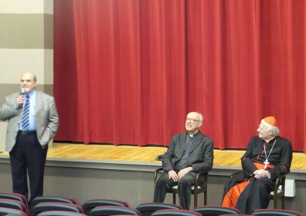 Cardinal Scola inaugura il rinato cinema Prealpi