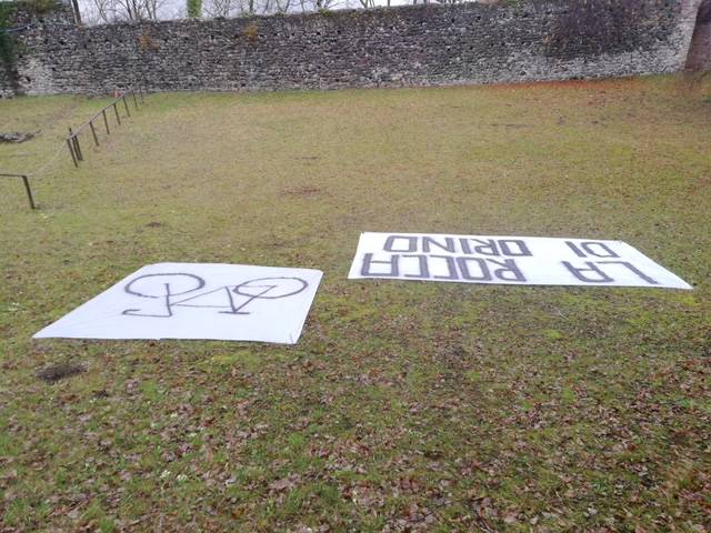 La Rocca a festa per la televisione