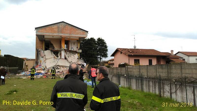Esplosione Rescaldina a  2 