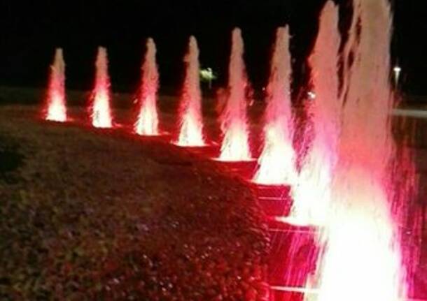 Fontana di viale Toselli: nuovi led