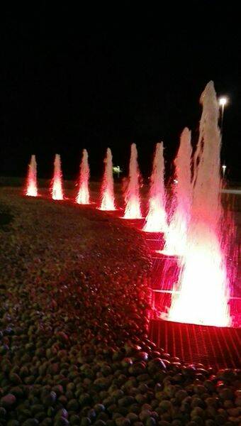 Fontana viale Toselli Legnano  nuova illuminotecnica  1 