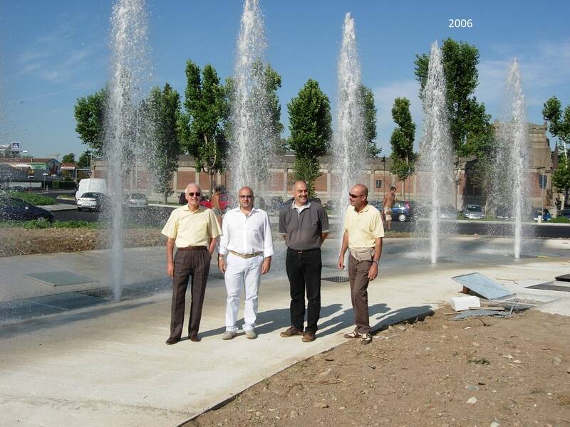 Fontana viale Toselli Legnano  nuova illuminotecnica  7 