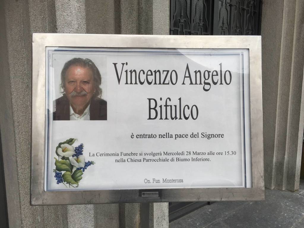 L'ultimo saluto a Vincenzo Bifulco