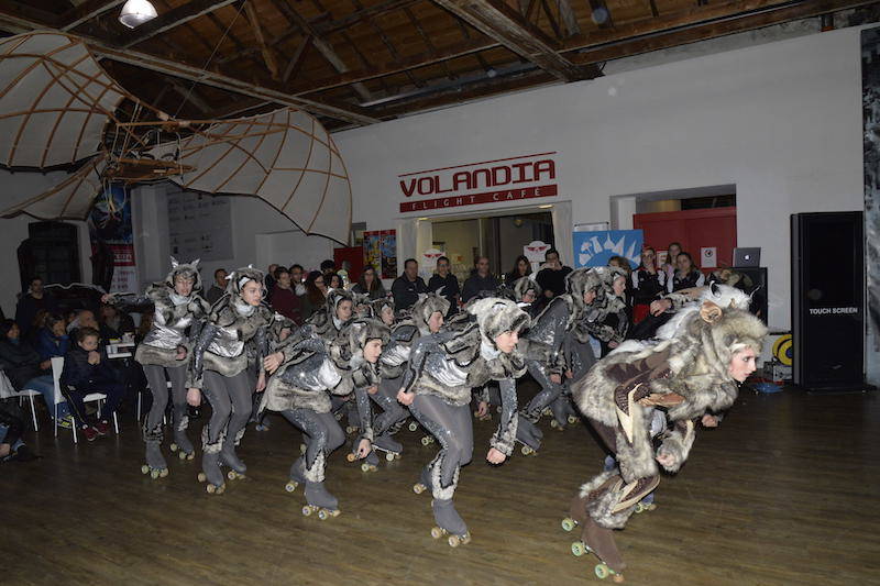 La rotellistica gallaratese a Volandia