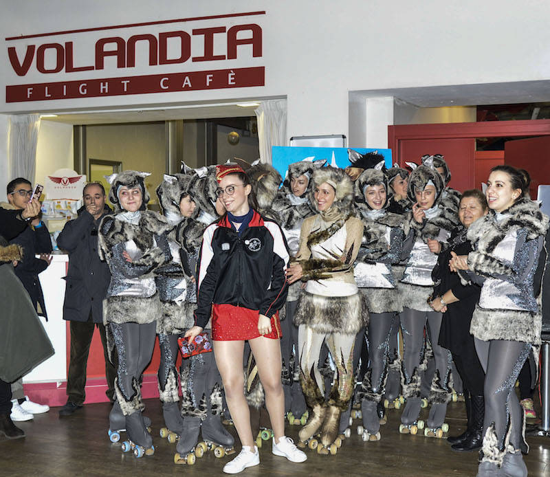 La rotellistica gallaratese a Volandia