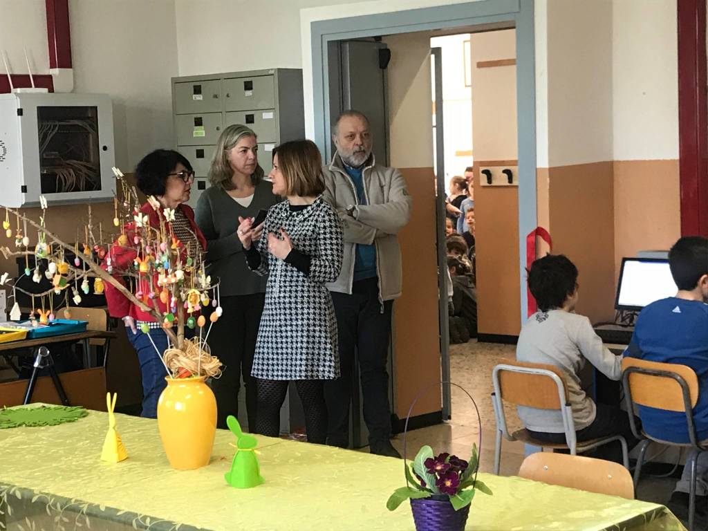 Nuova aula informatica alla primaria Locatelli 