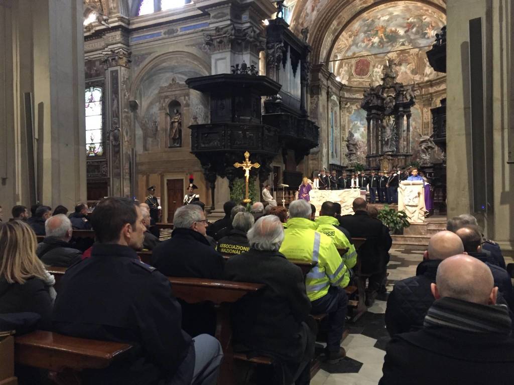 UNa messa in san Vittore per le forze dell'ordine