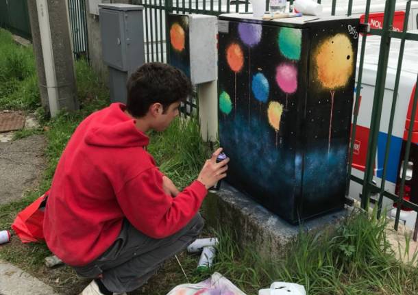 Diventano arte le cabine semaforiche di Varese