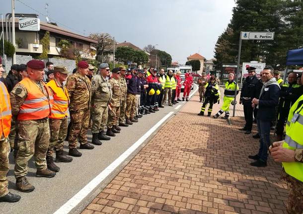 Esercitazione protezione civile fagnano olona