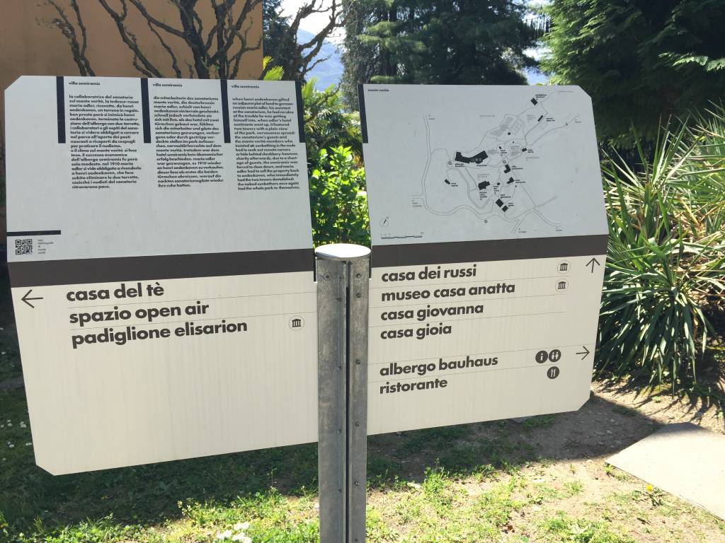 Giardini in arte al Monte Verità ascona