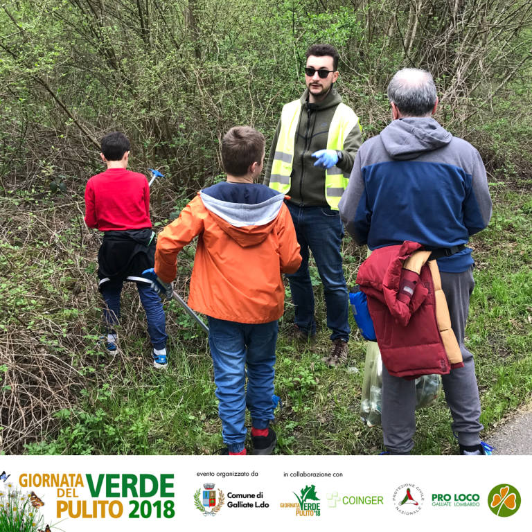 Giornata del verde pulito a Galliate Lombardo