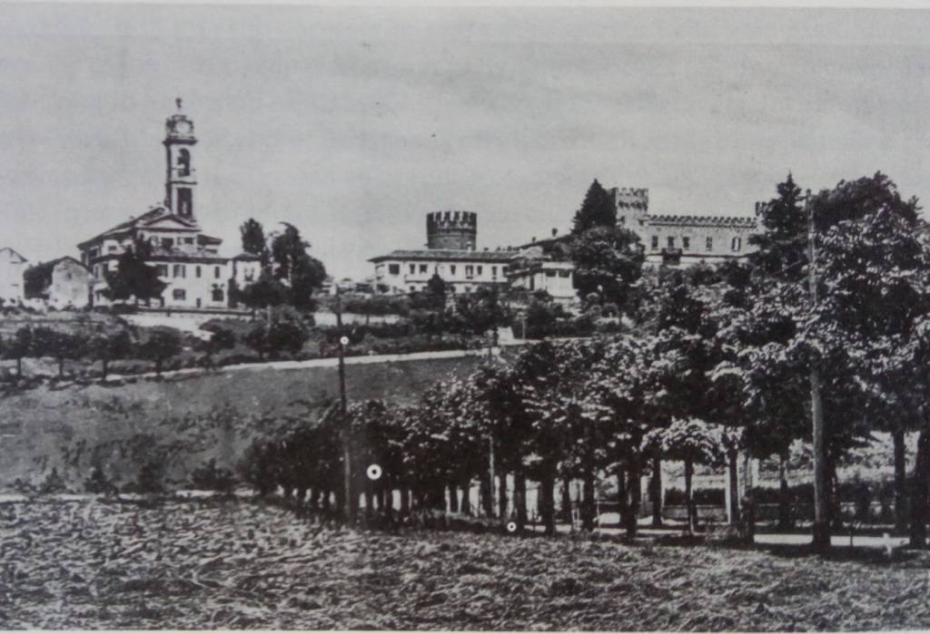 il viale dei Tigli e la scalinata di Crenna a Gallarate