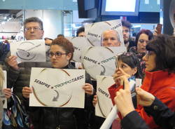 La protesta dei comitati pendolari