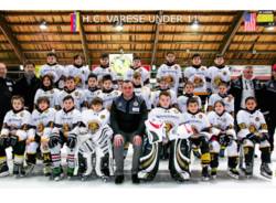 squadra under 11 hockey su ghiaccio mastini varese