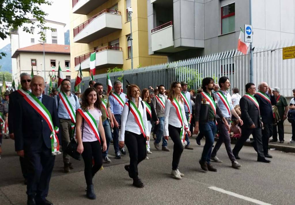Alpini della Valceresio al raduno di Trento