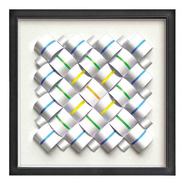 BW 40 02 15  Modularit  intarsiata  40 x 40 cm   2015    1