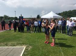 Taglio del nastro per la nuova pista di atletica di Gavirate