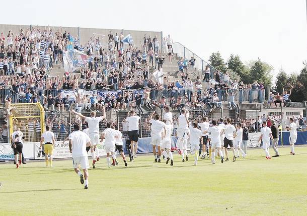 La festa per la Pro Patria in Serie C