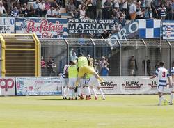 La festa per la Pro Patria in Serie C