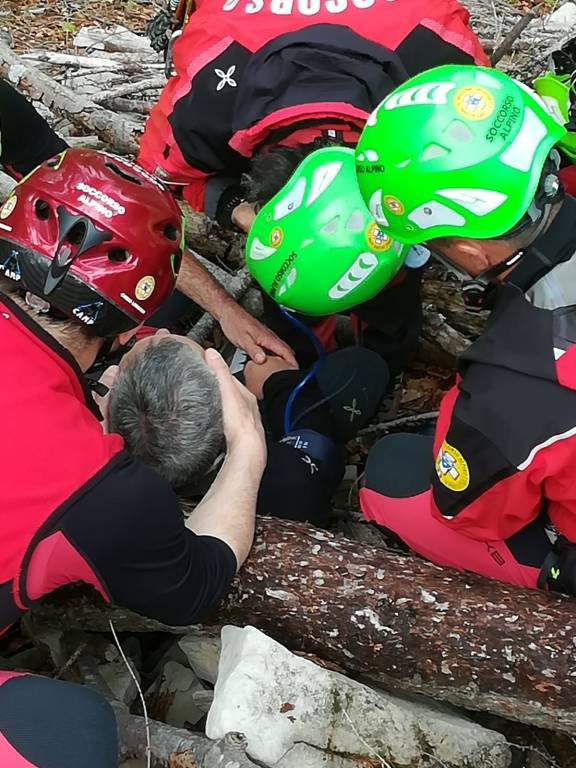 Il corso di aggiornamento del Soccorso Alpino