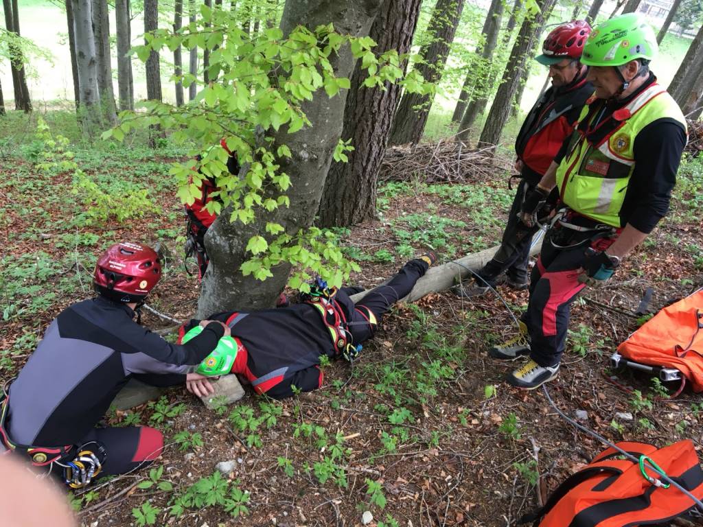 Il corso di aggiornamento del Soccorso Alpino