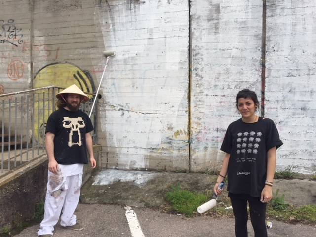 Nuovo murales in viale Europa