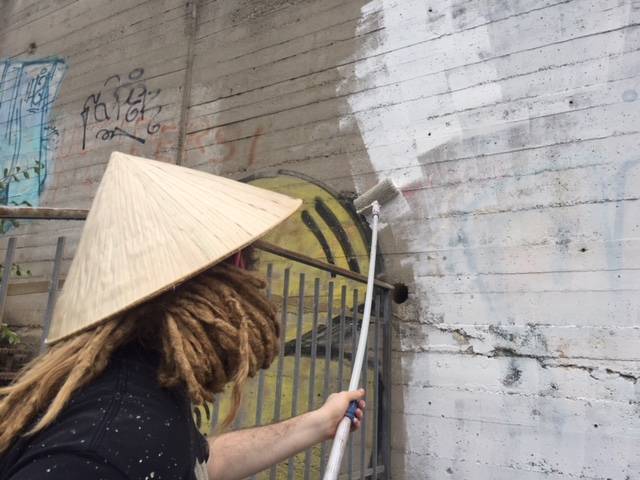 Nuovo murales in viale Europa