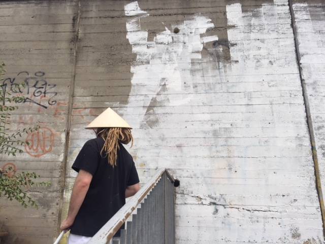 Nuovo murales in viale Europa