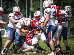 football americano gorillas varese blue storms busto 2018