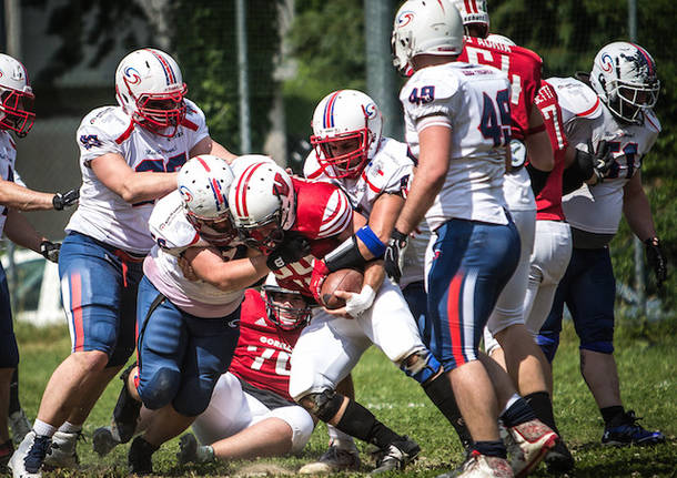 football americano gorillas varese blue storms busto 2018