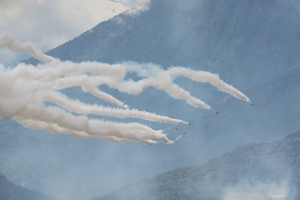 Frecce Tricolori viste da Cerro